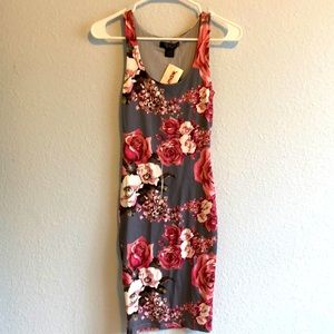 Slim fit floral dress